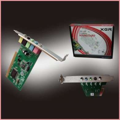 PCI Sound Card 6CH XGR